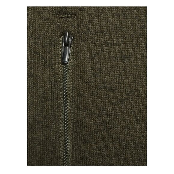 George Men’s Army Green Half-Zip Pullover Fleece Sweater – Casual Comfort Size S - Picture 4 of 5